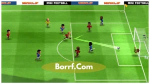 Screenshot of Mini Football Mod Apk_Borrf.Com